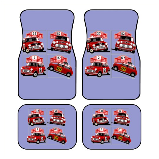 Discover Monte Carlo Rally Mini Coopers Car Mats