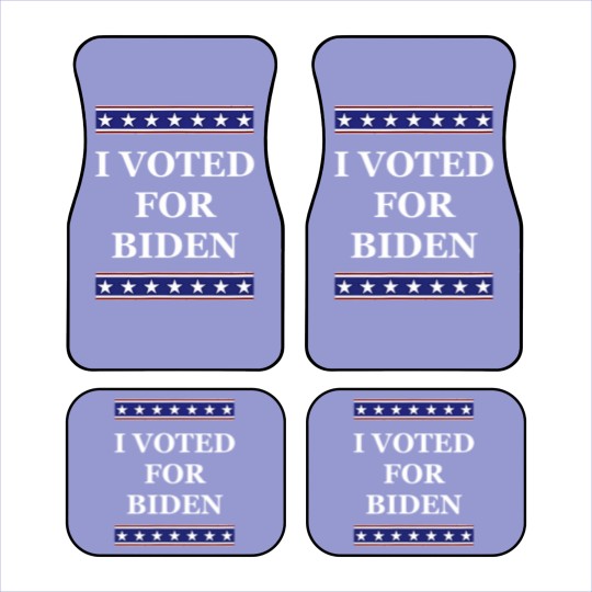 Discover i voted for biden pro joe biden democrats liberals gifts Car Mats