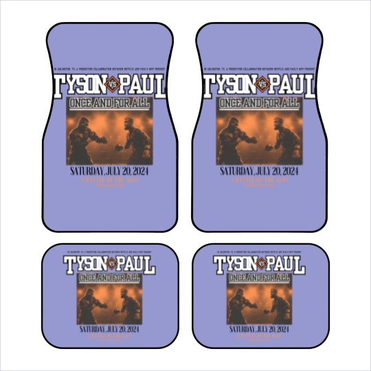 Discover Jake Paul Vs Mike Tyson Boxing Car Mats
