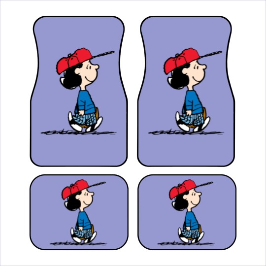 Discover Peanuts | Lucy Playing Baseball Car Mats