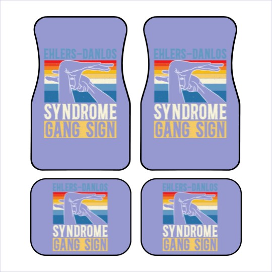 Discover Ehlers-Danlos Syndrome Gang Sign EDS HSD Car Mats