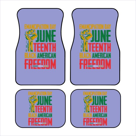 Discover Juneteenth Car Mats Women Juneteenth