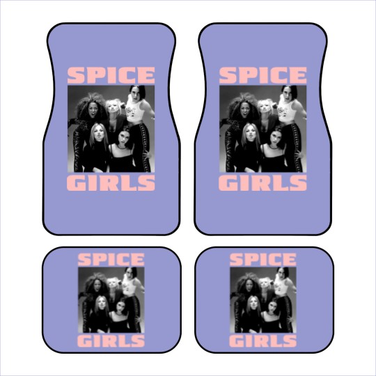 Discover Vintage 90s Spice Girls Graphic Unisex Black Car Mats