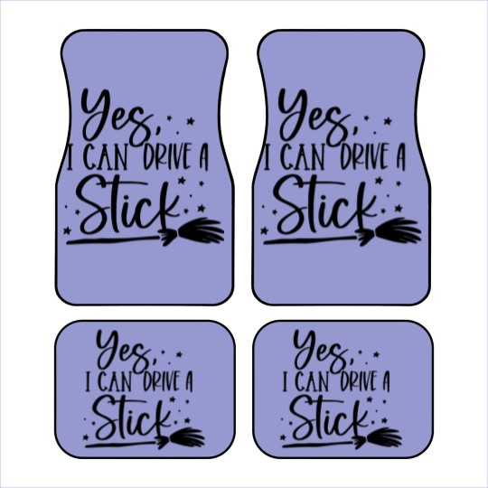 Discover I drive Stick Car Mats, Halloween Car Mats, Cute Halloween Car Mats