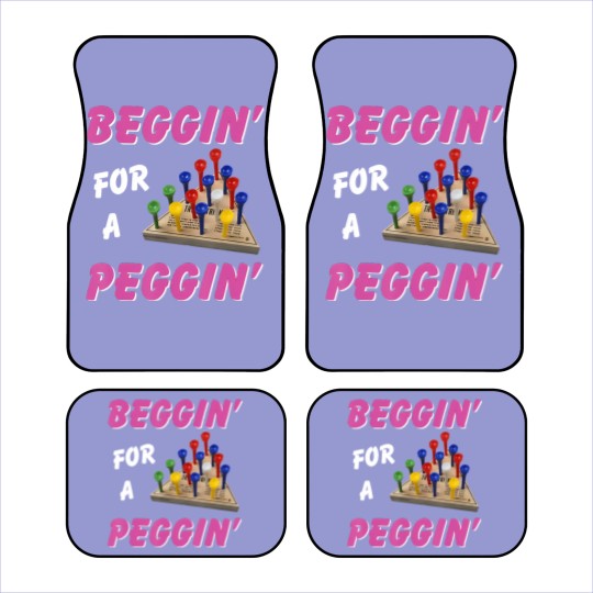 Discover beggin' for a peggin' Car Mats