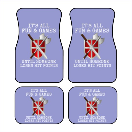 Discover Funny Live Action Role Play Design Car Mats