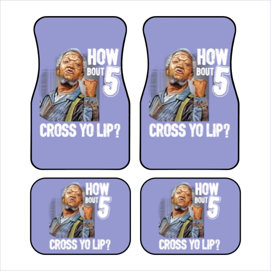 Discover 5 cross you lip Sanford and son tv show Redd foxx Car Mats