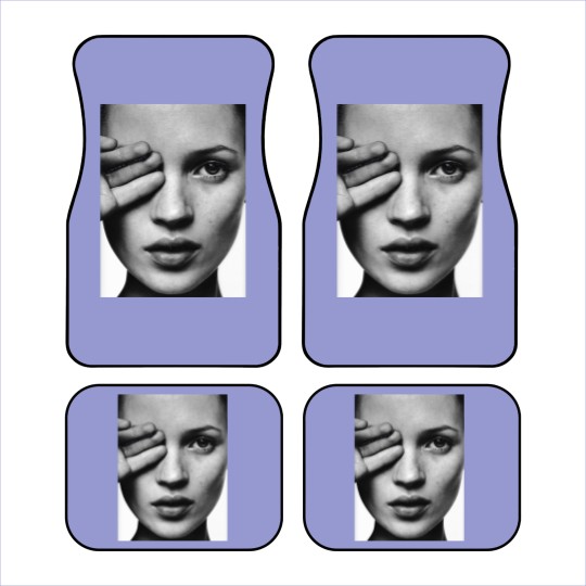 Discover Kate Moss Portrait Car Mats