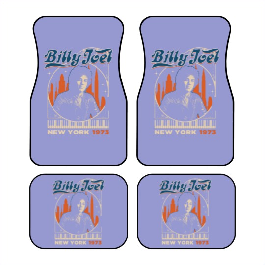 Discover Vintage Billy Joel 1973 New York State Car Mats