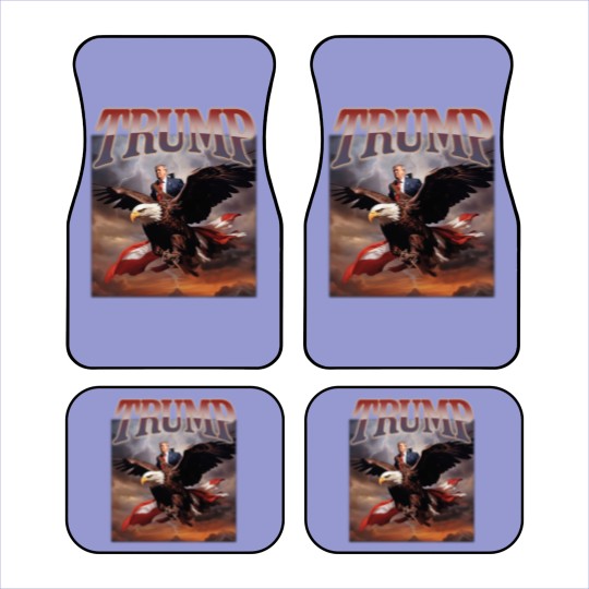 Discover Donald Trump Eagle Car Mats Top Funny Election Campaign 2024