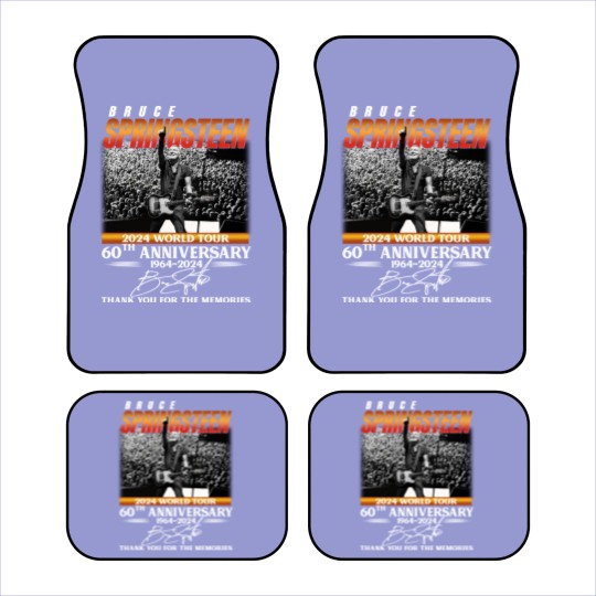 Discover Bruce Springsteen 2024 Tour Car Mats, Bruce Springsteen 60th Anniversary