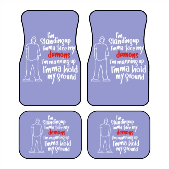 Discover I’m not afraid  - Eminem Lyrics Premium Car Mats