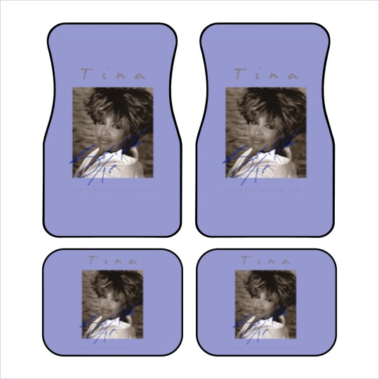 Discover Retro Signature Tina Turner Car Mats Short Sleeve Unisex Car Mats Car Mats For Men Women