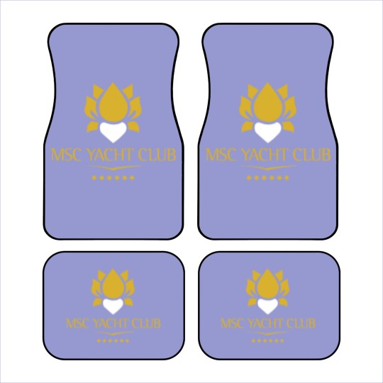 Discover MSC Yacht Club Logo Design Car Mats