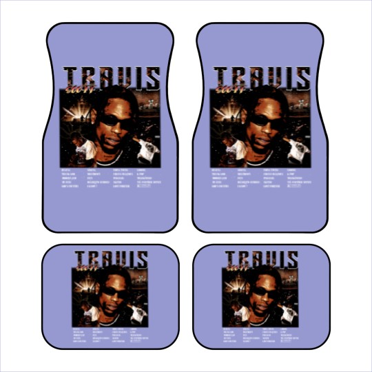 Discover Travis Scot Utopia Tracklist Car Mats, Vintage Travis Utopia Car Mats