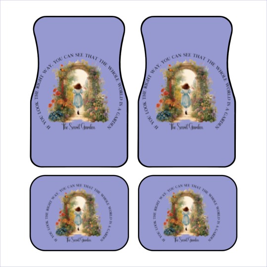 Discover The Secret Garden Art Car Mats