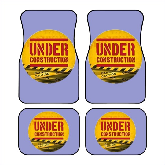 Discover under construction Car Mats