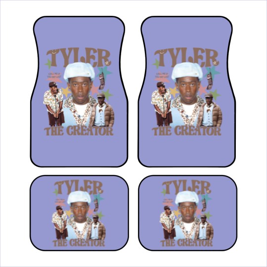 Discover Tyler The Creator Graphic Car Mats, Vintage 90s Style Graphic Car Mats