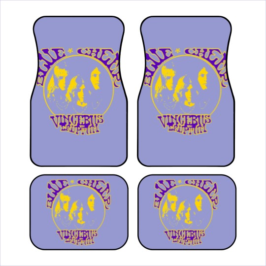 Discover Blue Cheer Cream Band Car Mats