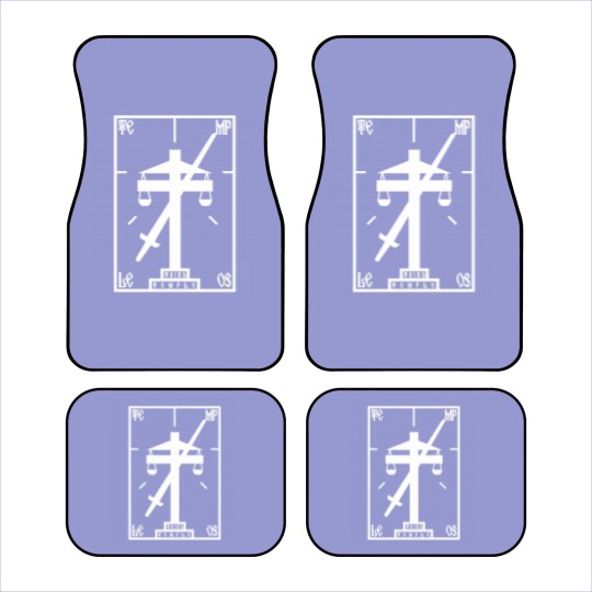 Discover Terry Davis Temple Os Retro Logo Car Mats