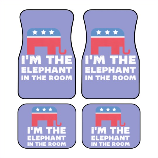 Discover I'm The Elephant In The Room Republican Gift Car Mats