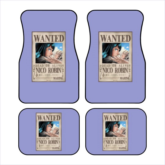 Discover WANTED NICO ROBIN Car Mats