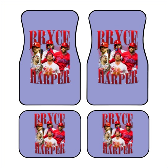 Discover BRYCE HARPER Vintage Car Mats, Bryce Harper Homage Car Mats