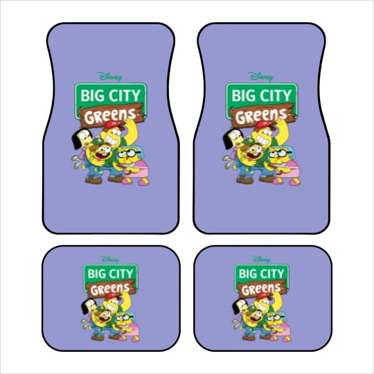 Discover Big City Greens Car Mats Big City Greens Family Car Mats Cricket Green Tilly Green Bill Green Car Mats