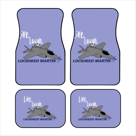 Discover Live, Laugh, Lockheed Martin Unisex Car Mats