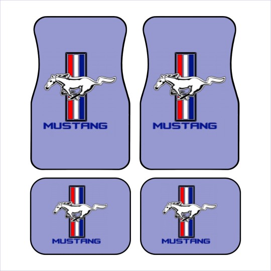 Discover Mustang Vintage Tribar Lovers Car Mats