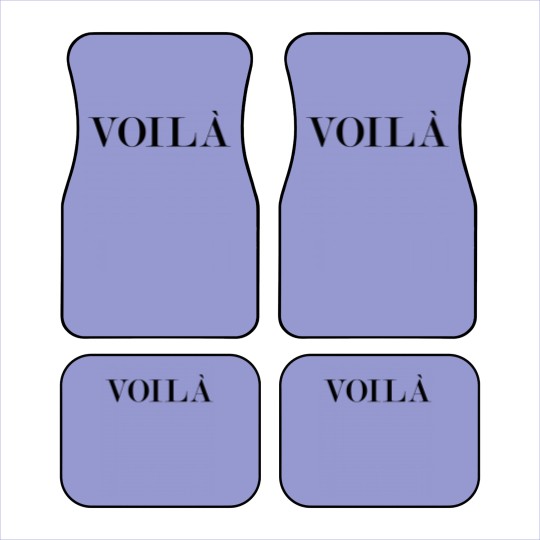 Discover Voila, Voila Car Mats, French Car Mats, Voila Women Car Mats, Unisex Car Mats