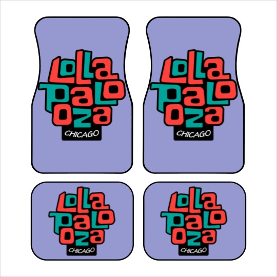 Discover Lollapalooza Chicago Music Festival Car Mats