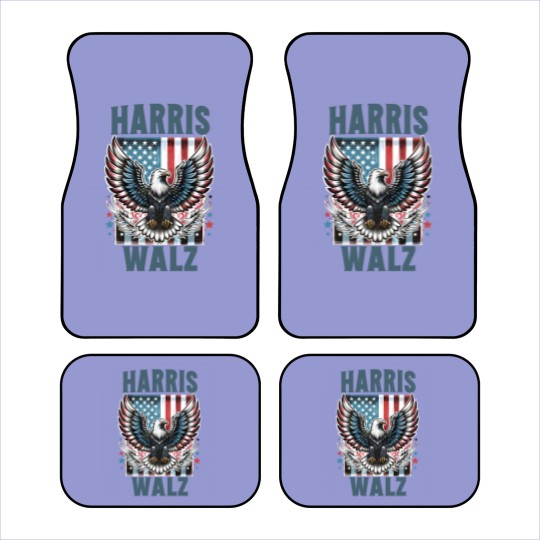 Discover Harris Walz Car Mats, Kamala Harris Walz 2024 Car Mats, Madam President Car Mats
