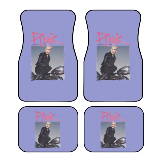 Discover Pink P!nk Bootleg Vintage Car Mats, Pink Singer Merch Car Mats, Pink On Tour Graphic Car Mats