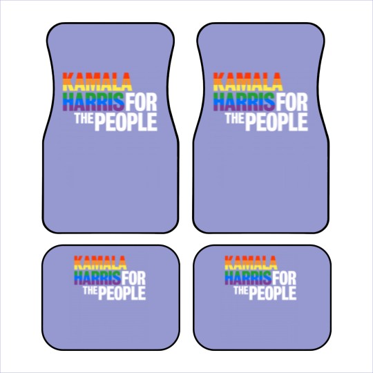 Discover Kamala Harris For President Car Mats, LGBT Gay Pride Rainbow