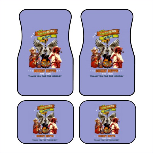 Discover American Legend Dickey Betts Car Mats, Dickey Betts 1943-2024 Car Mats