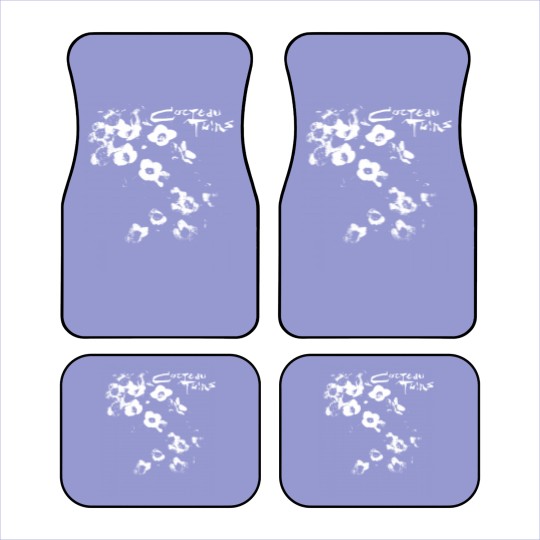 Discover Vintage Cocteau Twins Aesthetic Flower Inpsired Car Mats