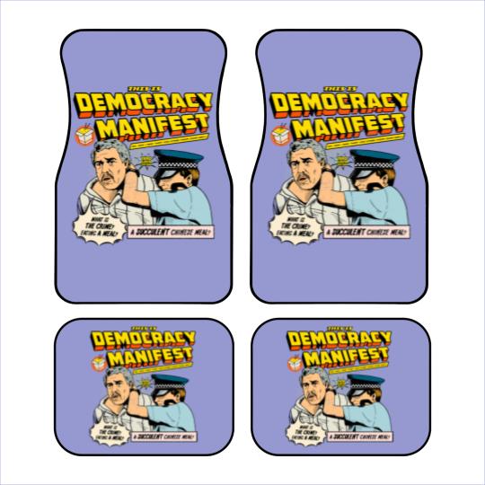 Discover This Is Democracy Manifest Iconic Car Mats | I See You Know Your Judo Well