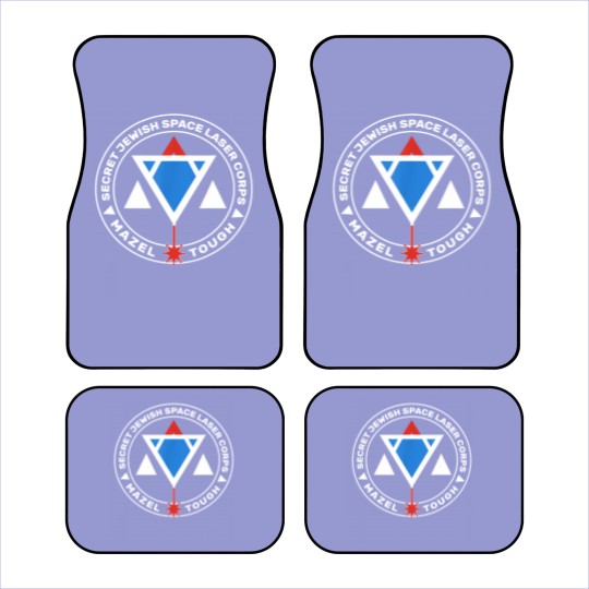 Discover Secret Jewish Space Laser Corps Car Mats