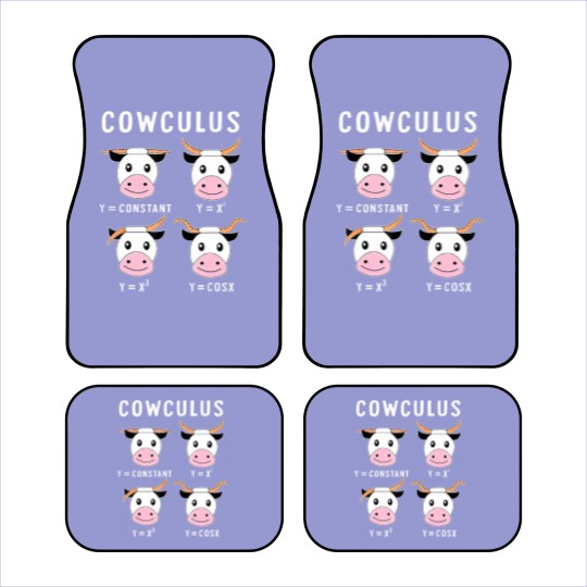 Discover Cowculus Funny Math Math Geometry Teacher Math Lover Car Mats