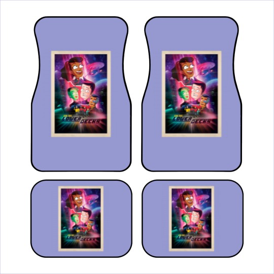 Discover Lower Decks Ensign Group Galactic Poster Car Mats