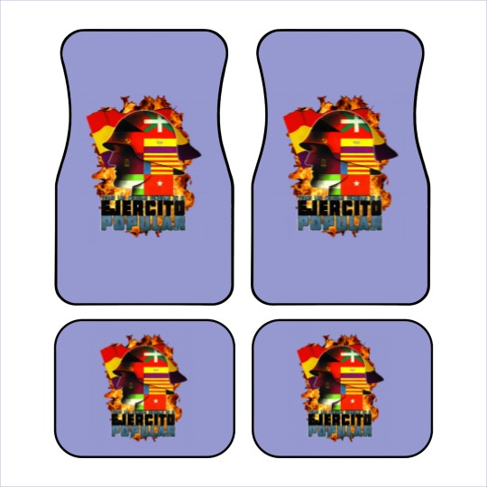 Discover Brigadas Internacionales No Pasaran Spanish Civil warr Red Star Raised Fist Revolution 3836 Car Mats