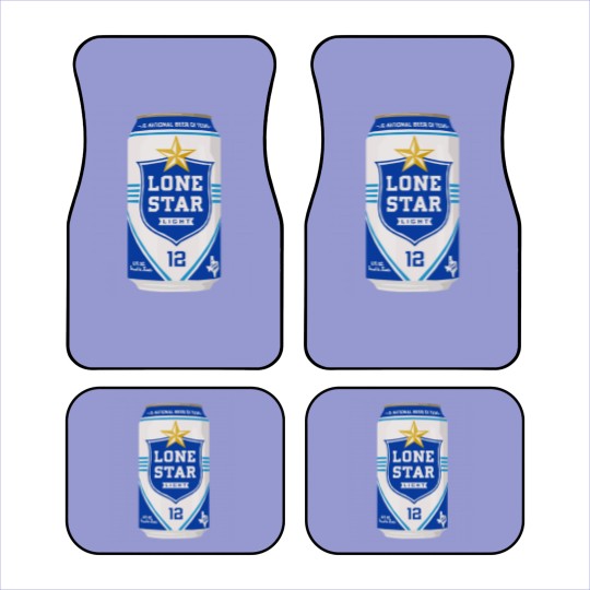 Discover Lone Star Light Can Car Mats