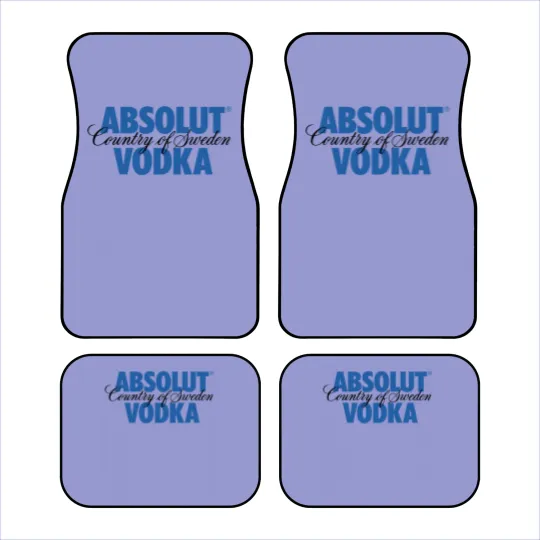 Discover Absolut Vodka Logo Car Mats
