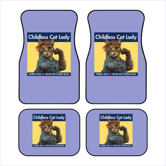 Discover Childless Cat Lady - kamala 2024 - Childless Cat Lady - Car Mats