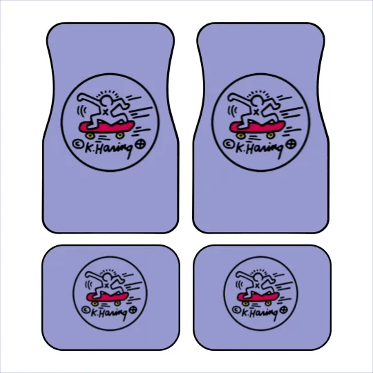 Discover Keith Haring Skateboard Car Mats