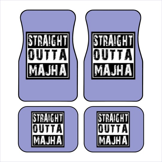 Discover Straight Outta Majha Car Mats