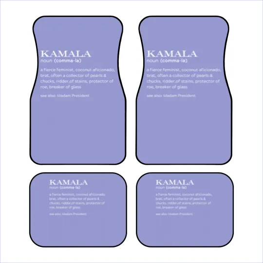 Discover Kamala Harris 2024 Election Car Mats - Coconut Tree Car Mats - Kamala Rally