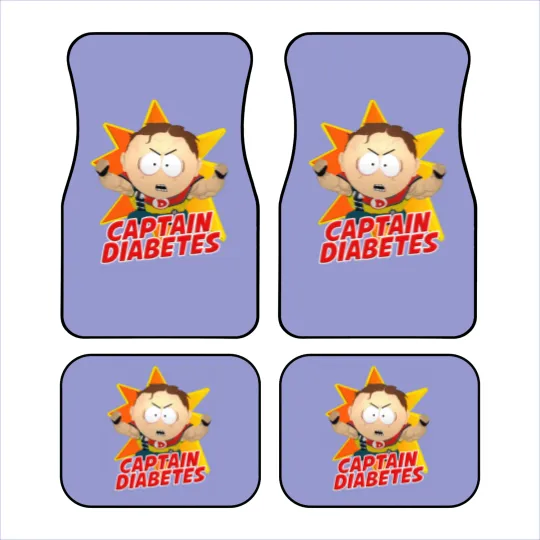 Discover SouthPark Captain Diabetess Scott Malkinson Car Mats