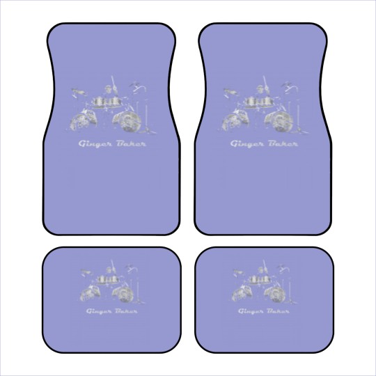 Discover Ginger Baker gift for drummer Car Mats